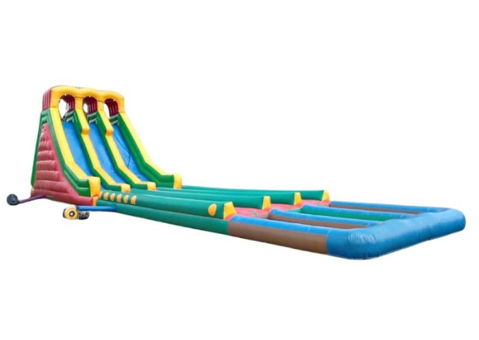 Inflatable Giant 3 Lane Slide Hire