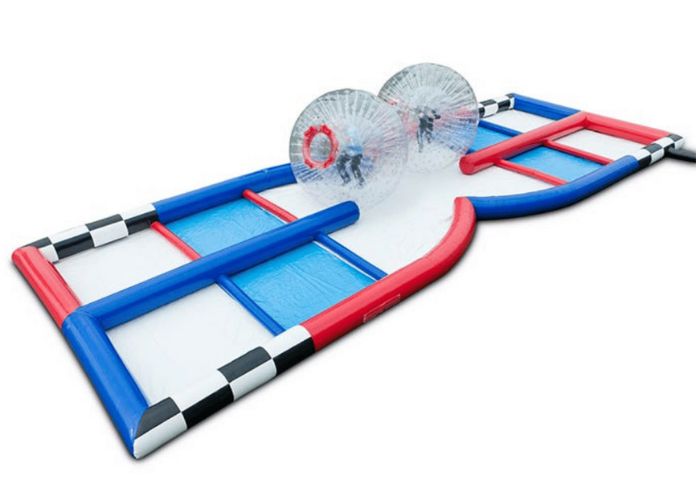 Zorb Balls Criss Cross Track Inflatable Hire