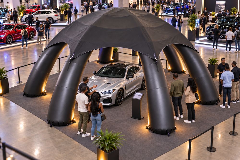 Inflatable Spider Dome Tent Hire
